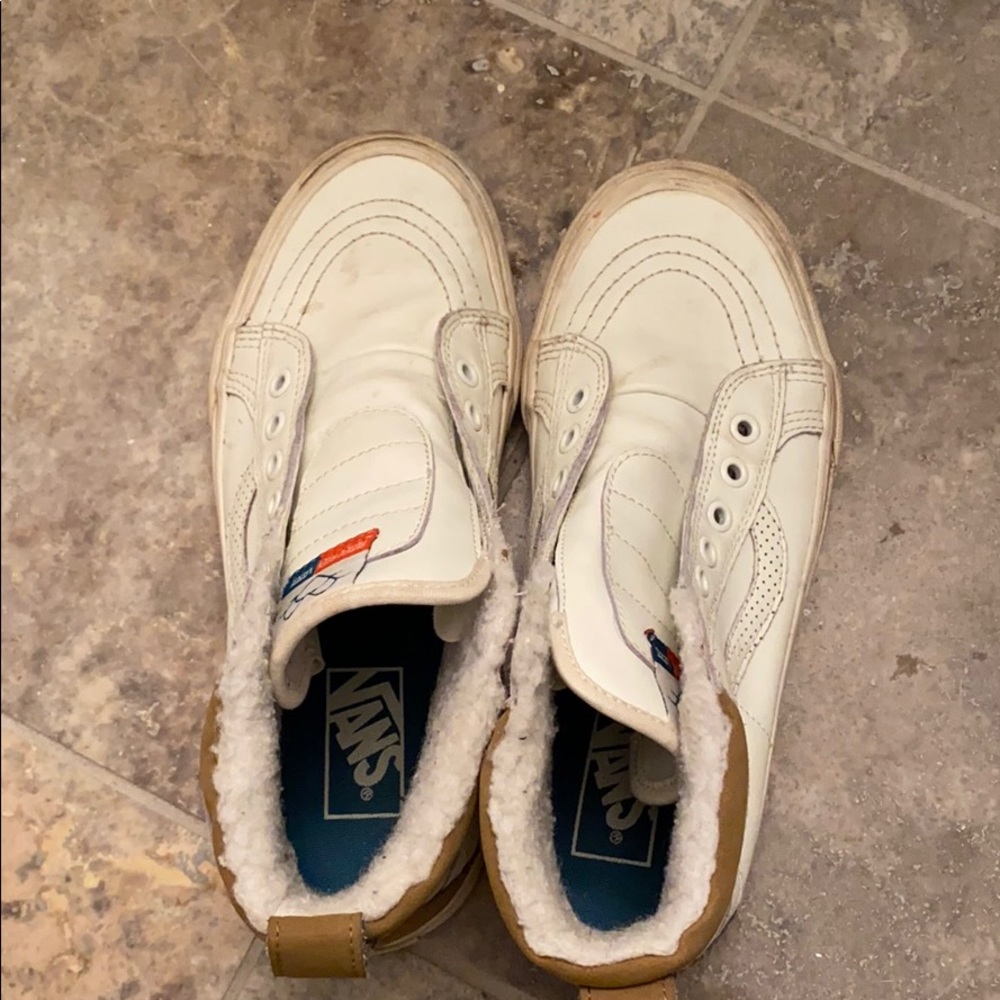 White all weather vans